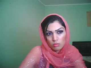 Uk bradford pakistansk babe shazia på leve kamera vis