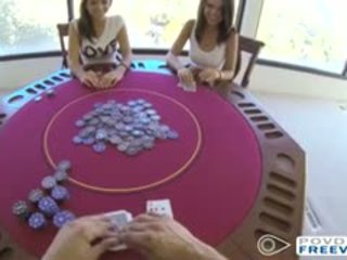 Hot chicks lose in poker gets fucked in pov with 3d audio