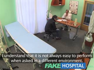 FakeHospital Nurse fucks patient to get a sperm sample