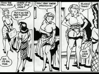 Vintage Lesbain Cartoon Porn - Lesbian comics retro porn videos guide, general sex clips: 1 vintage page