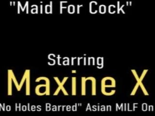 Хардкор азиатки прислужница maxine x gets gooey на лицето от тя огромен чеп шеф