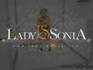 Busty MILF Lady Sonia gets Her Nipples Tortured and.