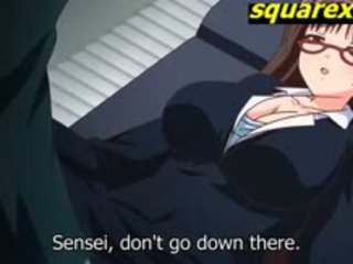 Sexy secretaresse geneukt en creampied anime xxx