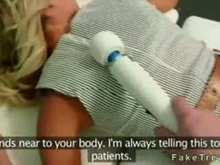Blonde With Hot Legs Fucked By Doctor In Fake Hospital