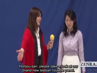 Subtitled cfnf gila warga jepun lesbian roulette permainan