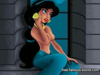 Aladdin と jasmine ポルノの パロディ