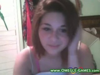 I madh gjinj camgirl në omegle private bisedë elektronike dhomë