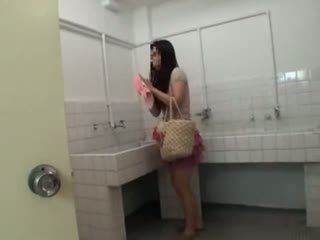 Groped And Fucked On School Toilet