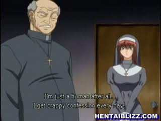 Hentai opiekunka gets fucked przez zdemoralizowane priest