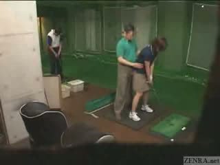 Muy manos en japonesa golf lesson