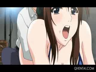 Hentai babe stunner gets wet snatch drilled hard from behind