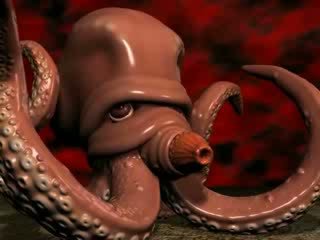 cartoon tentacles 3D