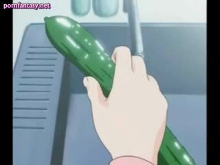 Hentai masturbācija ar a carrot