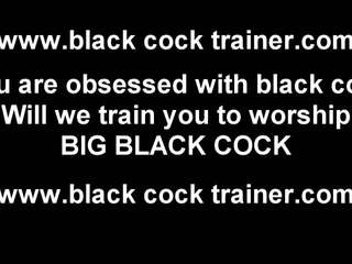 His big black cock will tear your sissy ass up