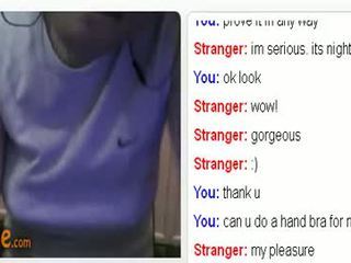 Girl On Omegle Showing All Her Body And Playing Wi