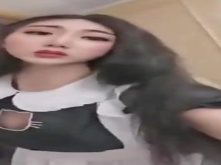 Teen Ladyboy Maid selfie video getting anal fucked