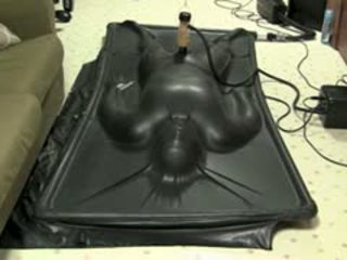 Milked on vacuum bed