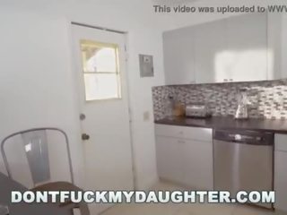 DON'T FUCK MY DAUGHTER - Teen Kiley Jay Craves Her Tutor’s Big Cock