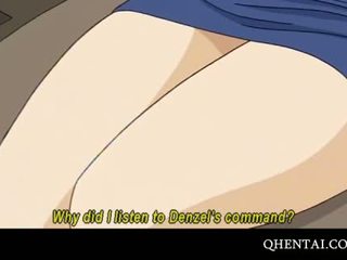 Hentai policejní žena gets mokrý a masturbates