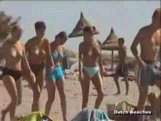 Zandvoort holandês praia sem camisa nudismo titties 22