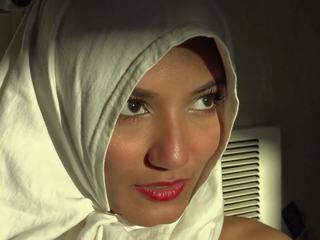Gyönyörű szemek fehér hijab viva athena arab lány unveils