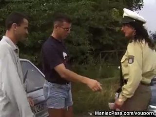cop, traffic, doublefuck
