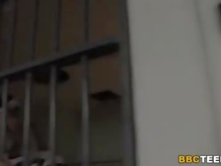 Dad in Prison Watches Daughter Jenna Moretti Fucks a BBC