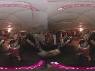 VRBangers Busty milf Kendra Lust getting fucked hard in the boxing ring VR