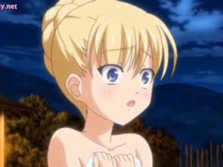 Loira cutie anime gets pounded
