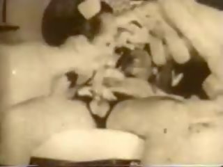 Vintage - Threesome Circa 1960, Free Threesome Xnxx Porn Video